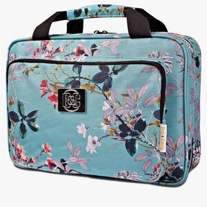 Bang & Carsen Floral Travel Bag in Turquoise - NWT